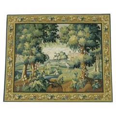 Vintage Tapestry Depicting an Exotic Bird 6.2X5.3