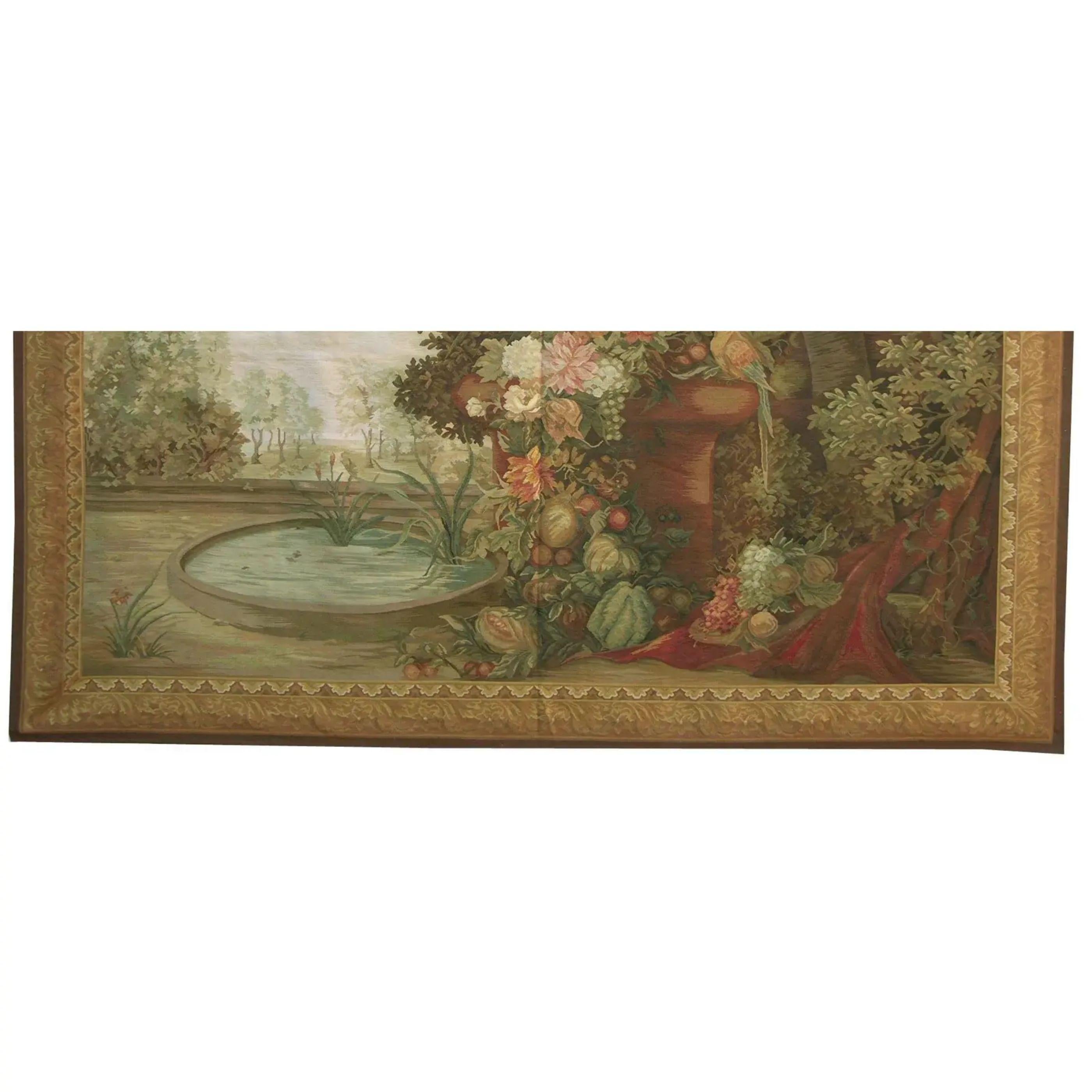 Sconosciuto Arazzo vintage raffigurante un uccello esotico 7,9X5,2 in vendita