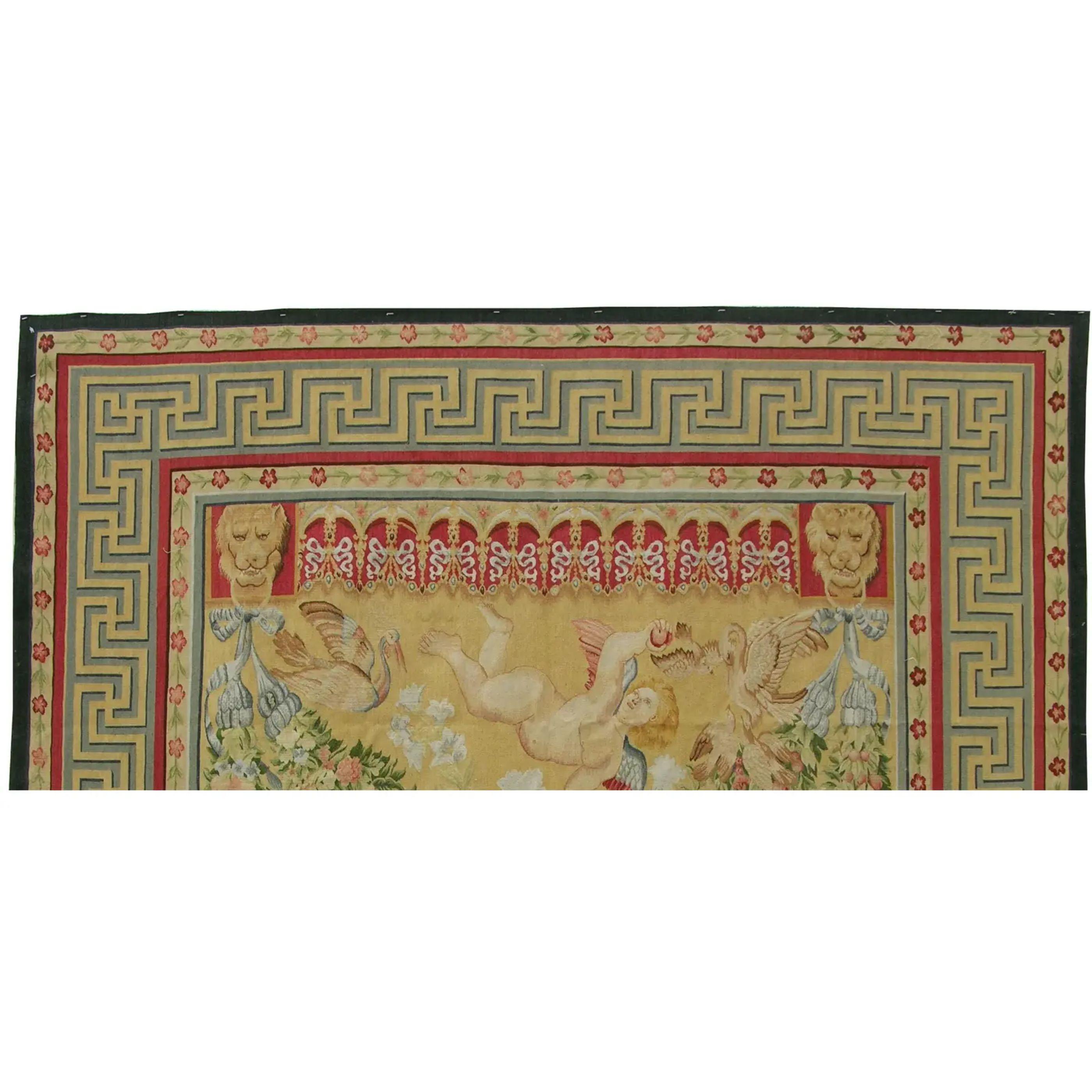 Empire Vintage Tapestry Depicting Angels For Sale