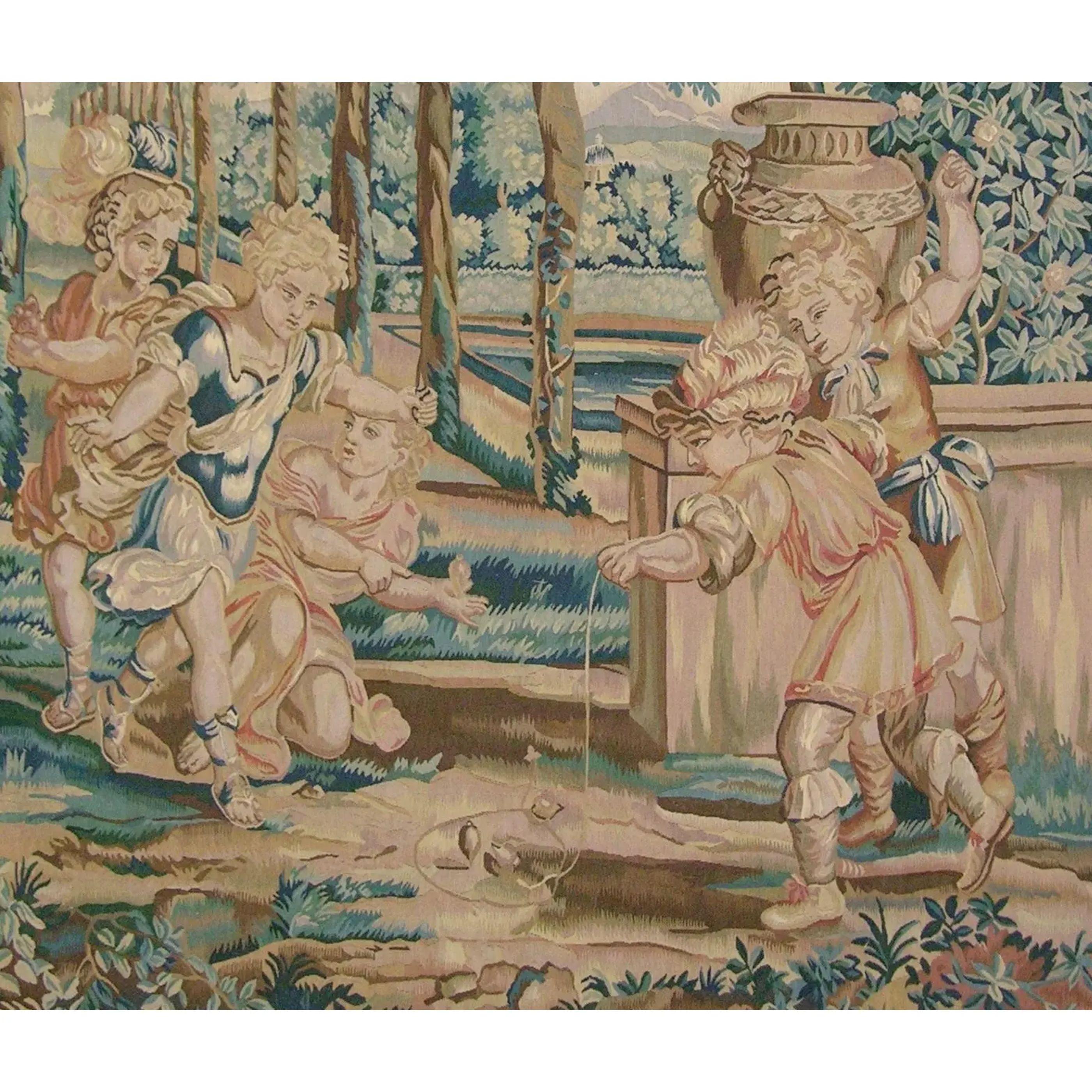 A wall hanging tapestry, simply put, is a textile specifically designed and woven to portray an artistic scene with the intent of hanging it on a wall. Antique tapestries, those that were woven over 100 years ago, are highly sought after collectible