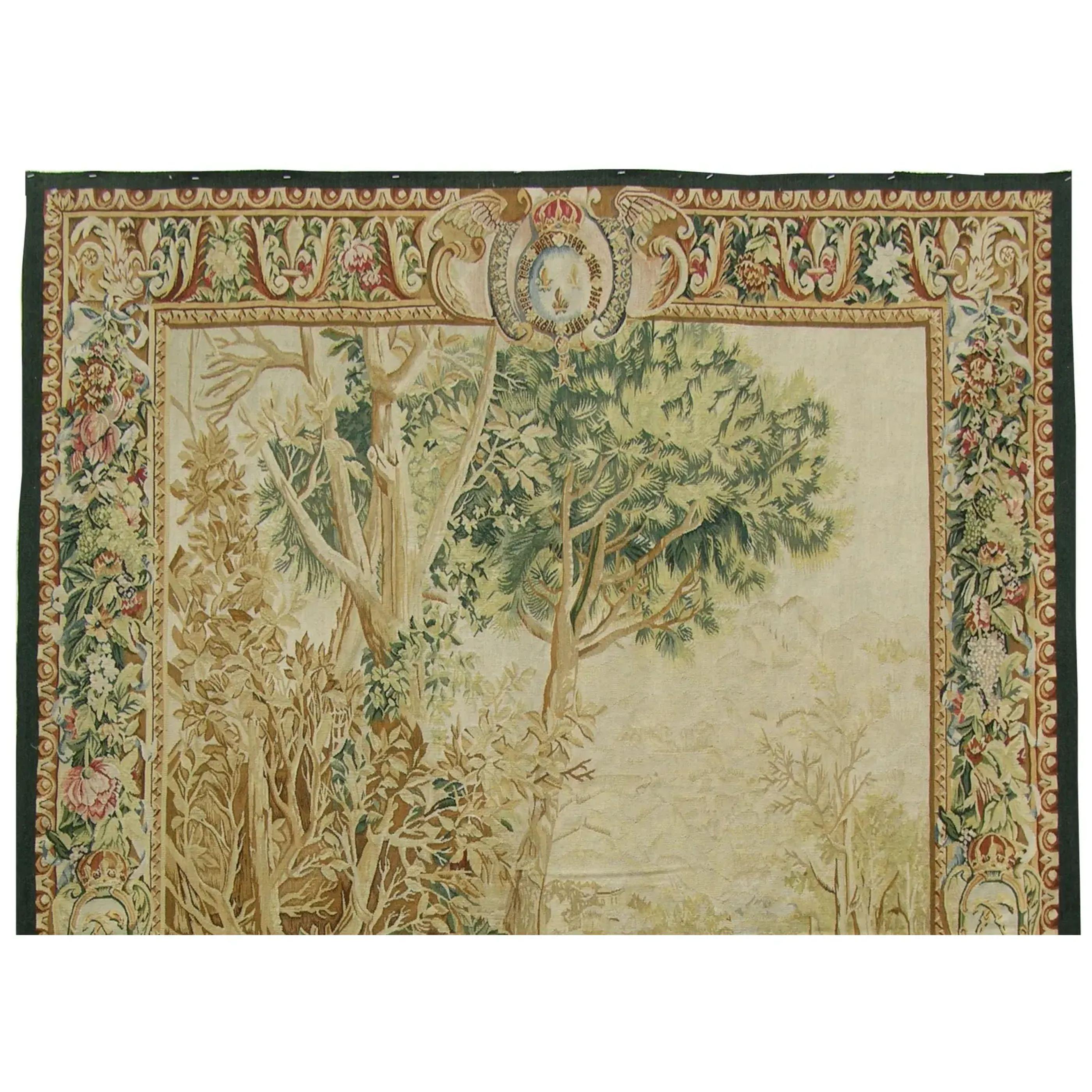 Empire Vintage Tapestry Depicting Greenhouse 7.3X5.0 For Sale