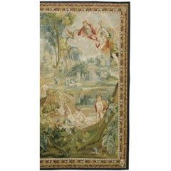 Vintage Tapestry Depicting Royal Nobles 6'5" X 5'9"