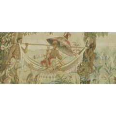 Vintage Tapestry Depicting Royalty 5.7X4