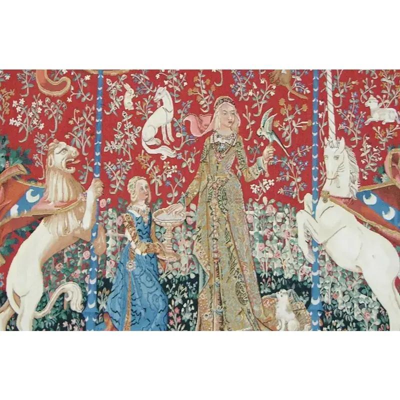 Unknown Vintage Tapestry Depicting Royalty 6X5.2 For Sale