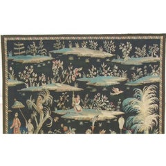 Vintage Tapestry Depicting Royalty 8.2X6.10