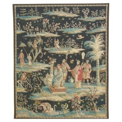 Vintage Tapestry Depicting Royalty 8.2X6.10
