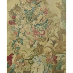 Vintage Tapestry With Birds and Animals 6.7X4.5