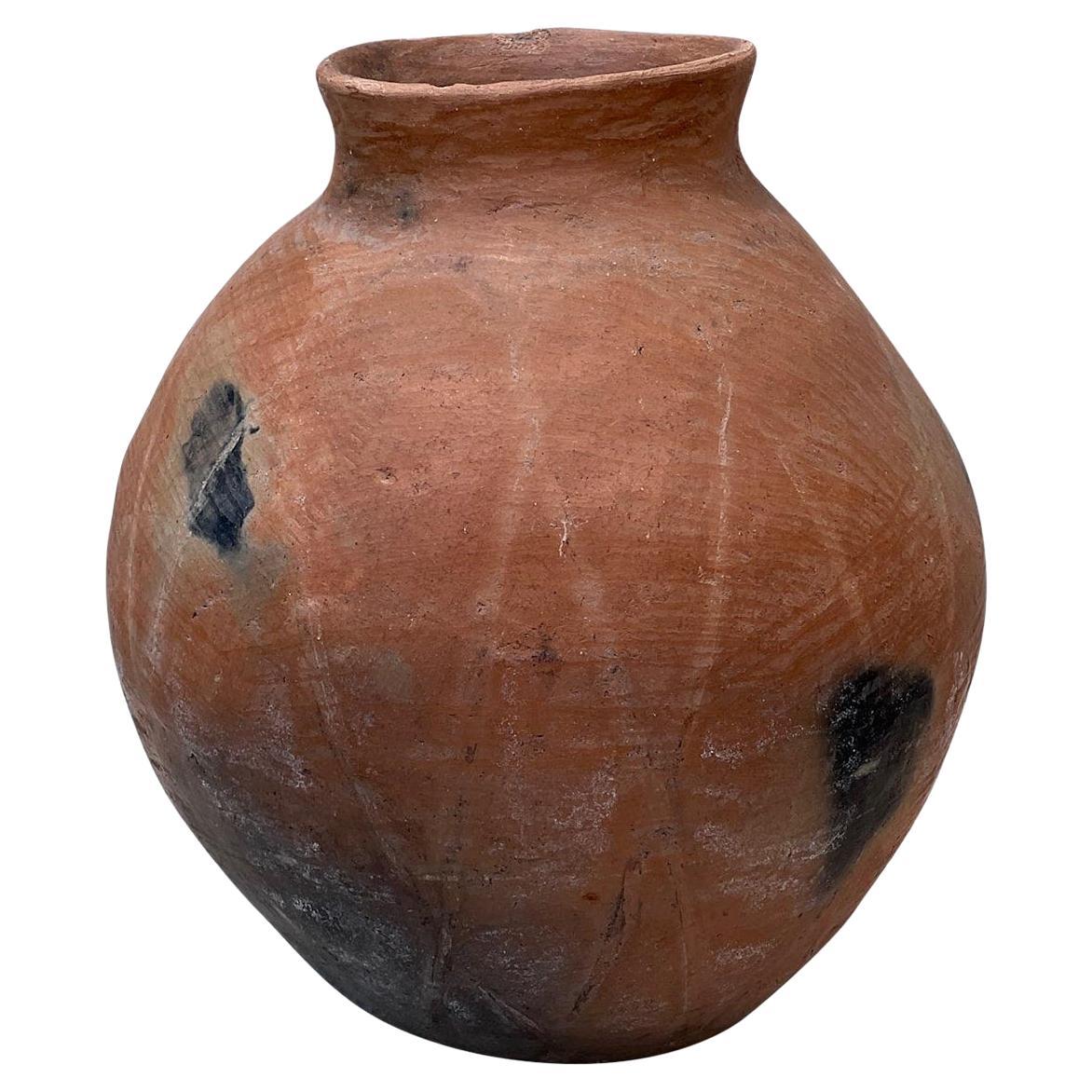 Vintage Tarahumara Pottery Olla For Sale