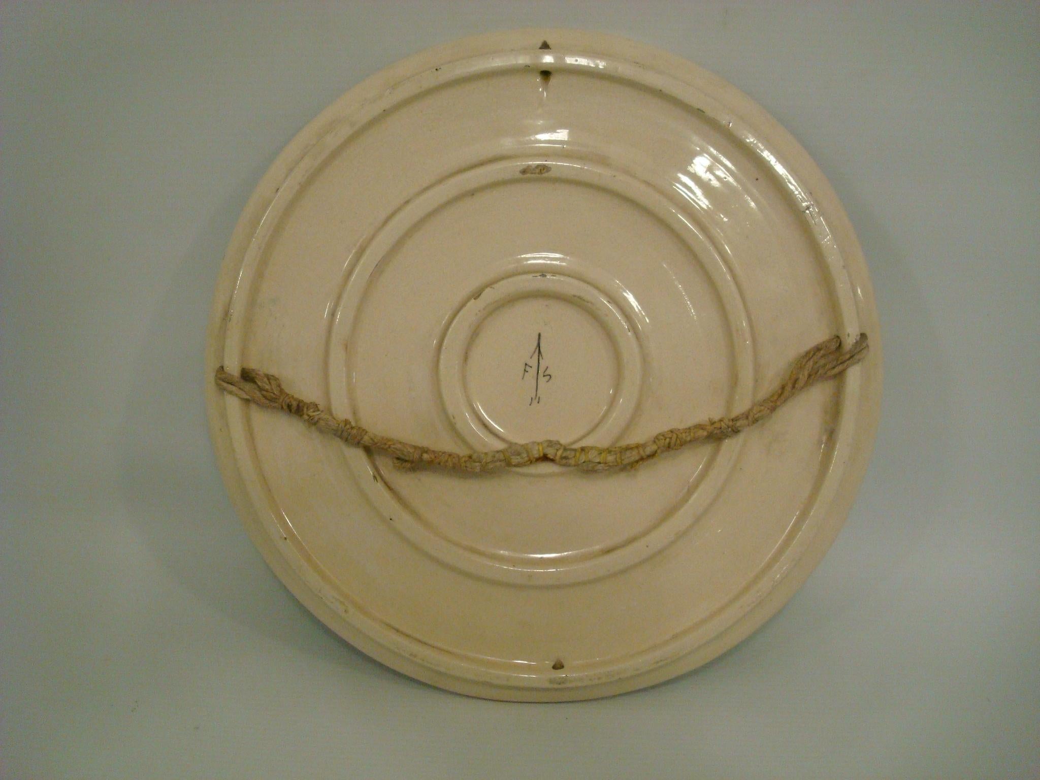 Vintage Tarcisio Tosin, La Freccia, Wandteppich, glasierte Keramik, Italien, 1934 im Angebot 6