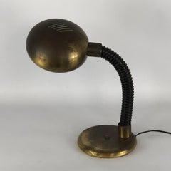Vintage Targetti Metal Table Lamp 70s