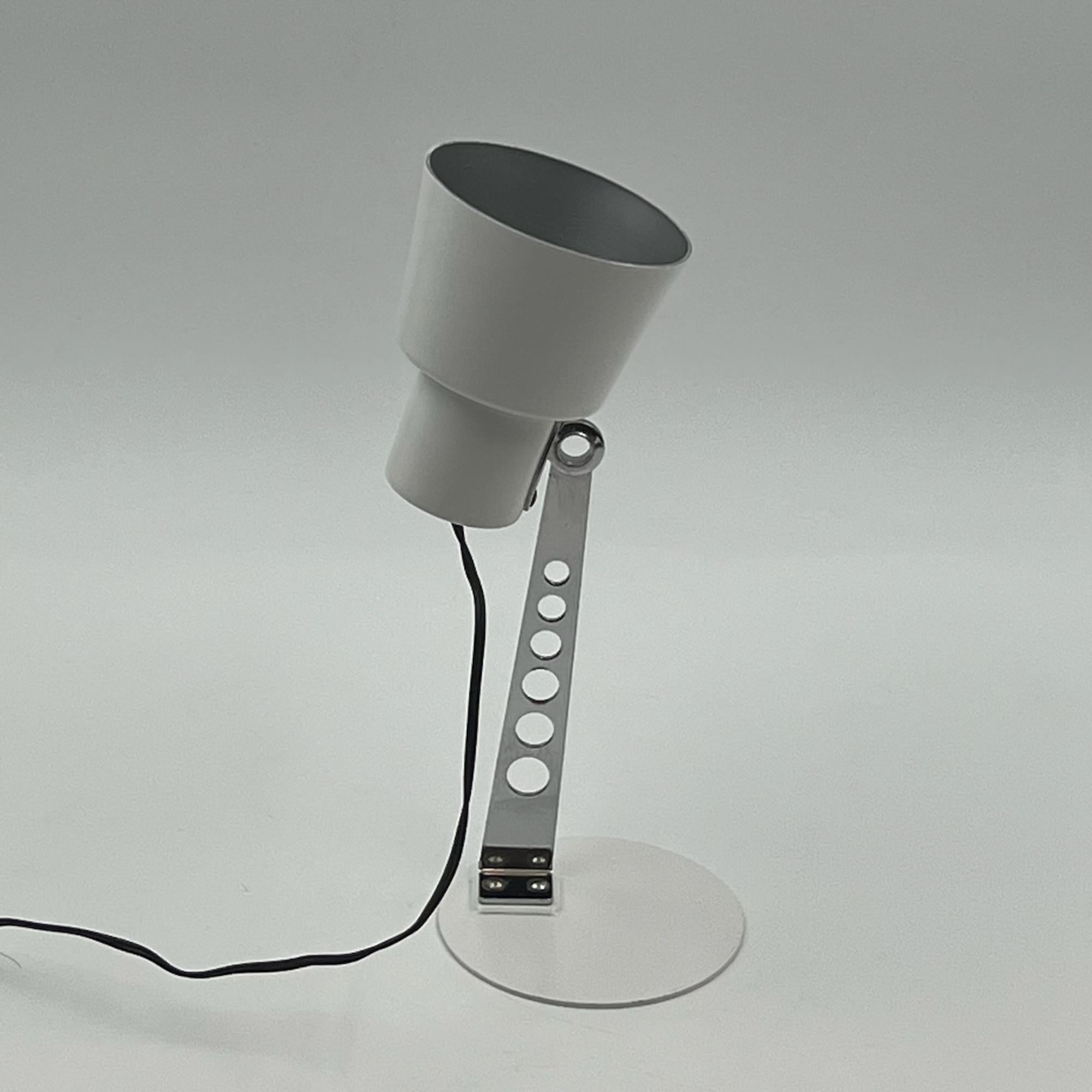 Metal Vintage Targetti Sankey Desk Lamp - Minimalist 1970s Italian Design