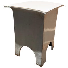 Vintage Tariki Studio Ceramic Stool End Table