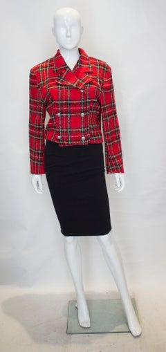 Vintage Tartan Boucle Jacket