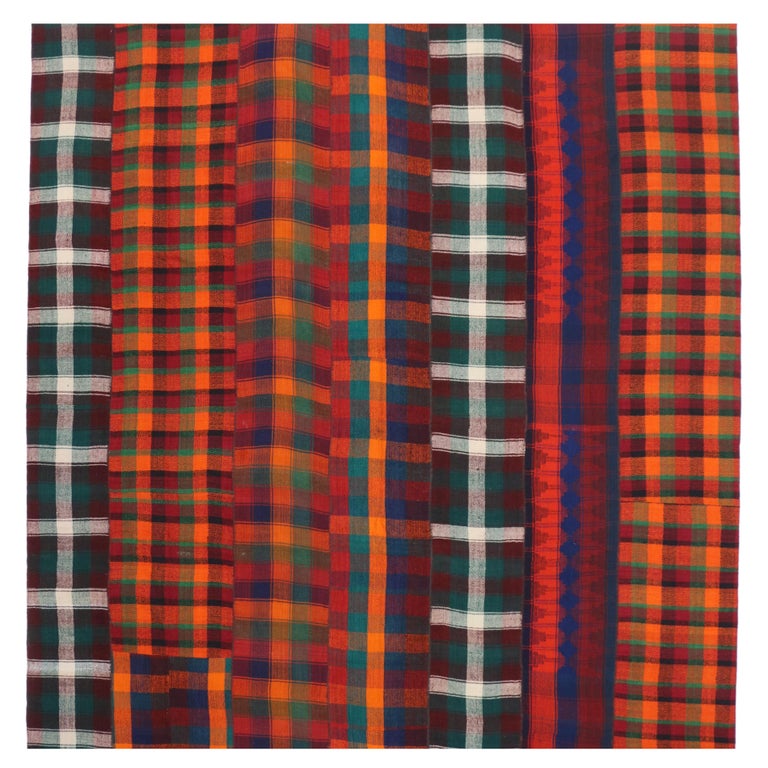 Vintage Tartan Plaid Area Rug With Modern Rustic Charm And Luxury Lodge Style
