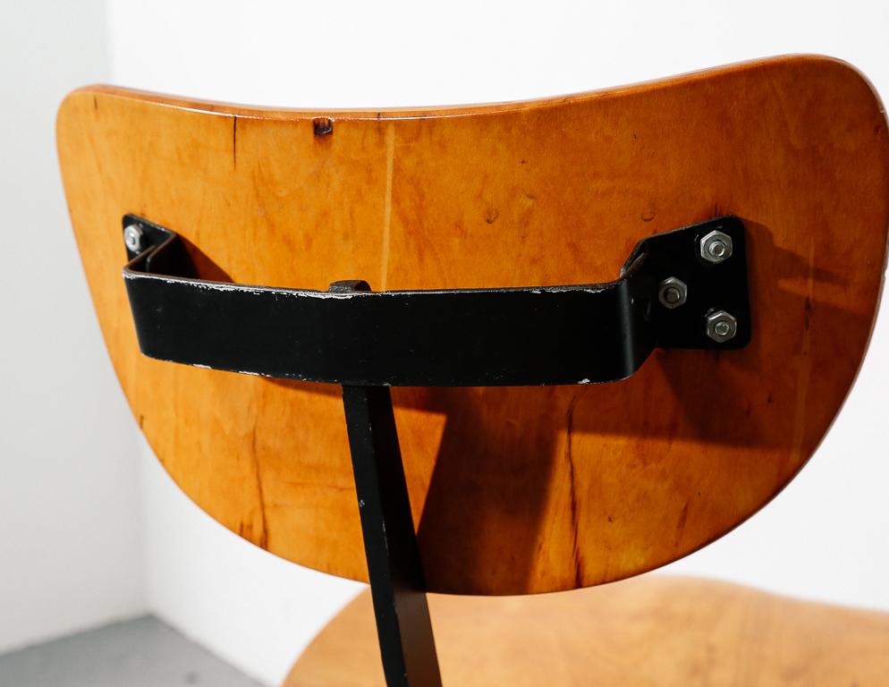 Steel Vintage Task Stool in the manner of Jean Prouvé
