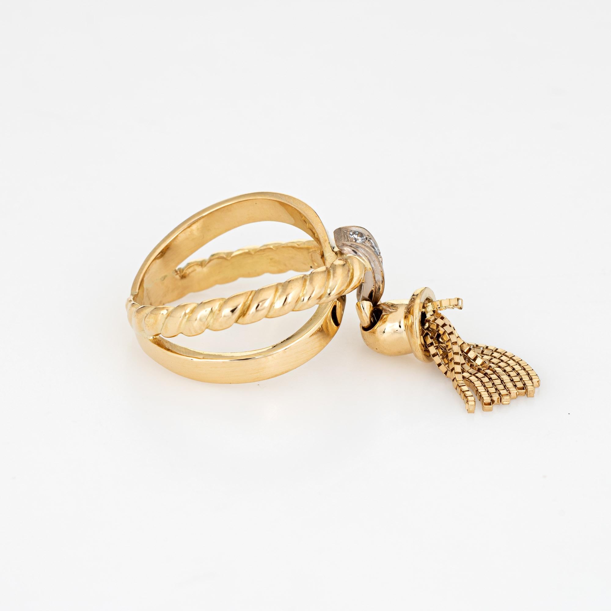 tassel ring jewelry