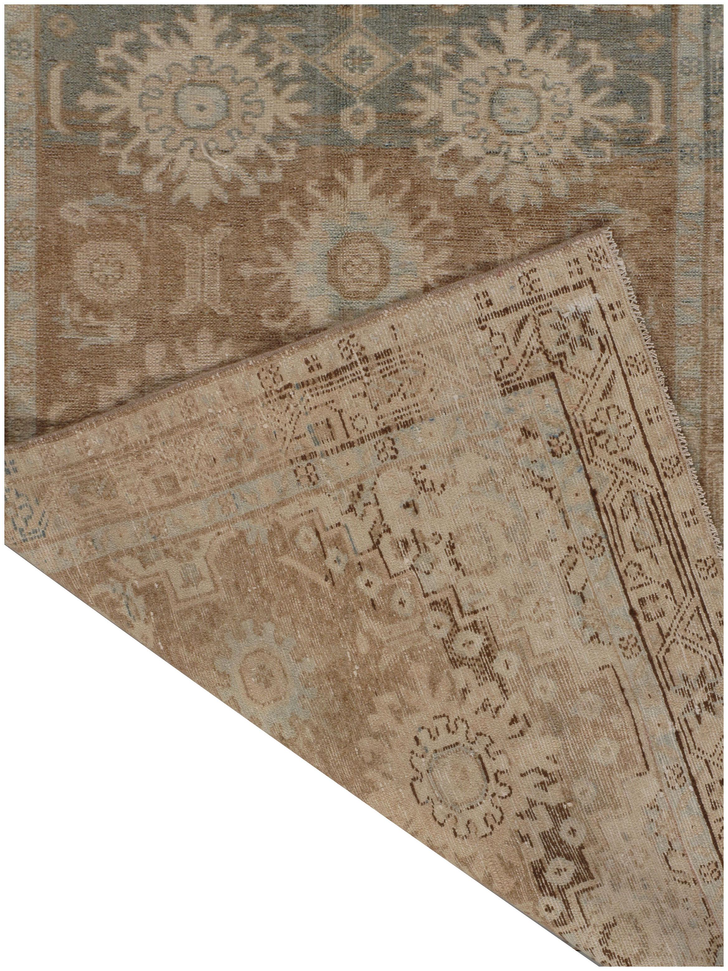 Traves de Mesa Turco Oushak Vintage Topo 3' x 9'7 siglo XX en venta