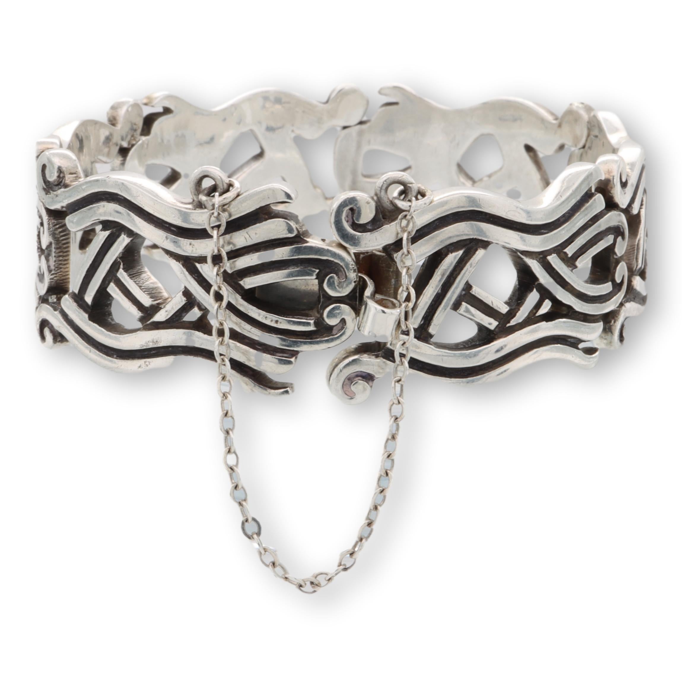 taxco silver bracelet vintage