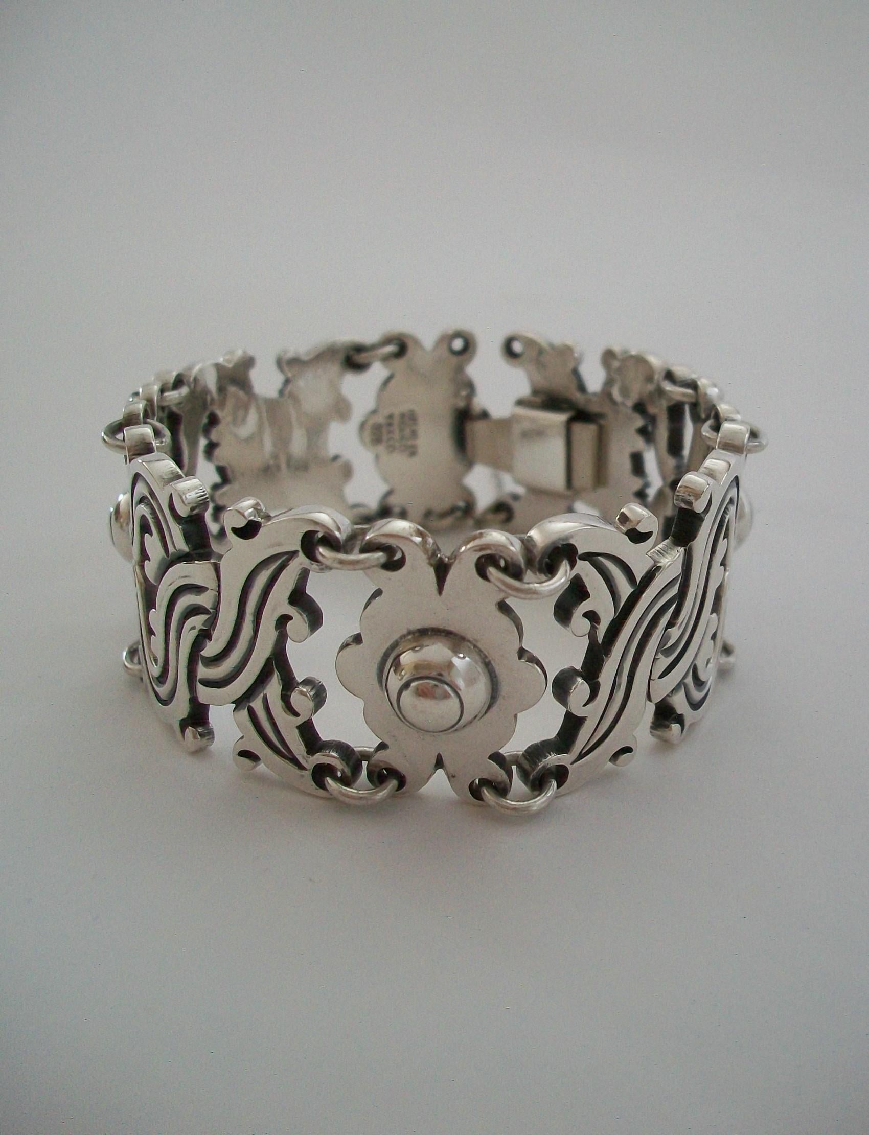 taxco silver bracelet vintage