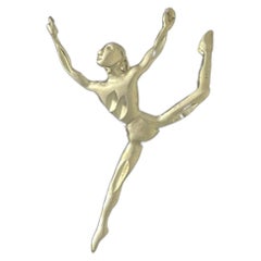 Vintage Taxco Mexico 925 Sterling Silver Ballerina Dancer Charm Pendant 1.4g