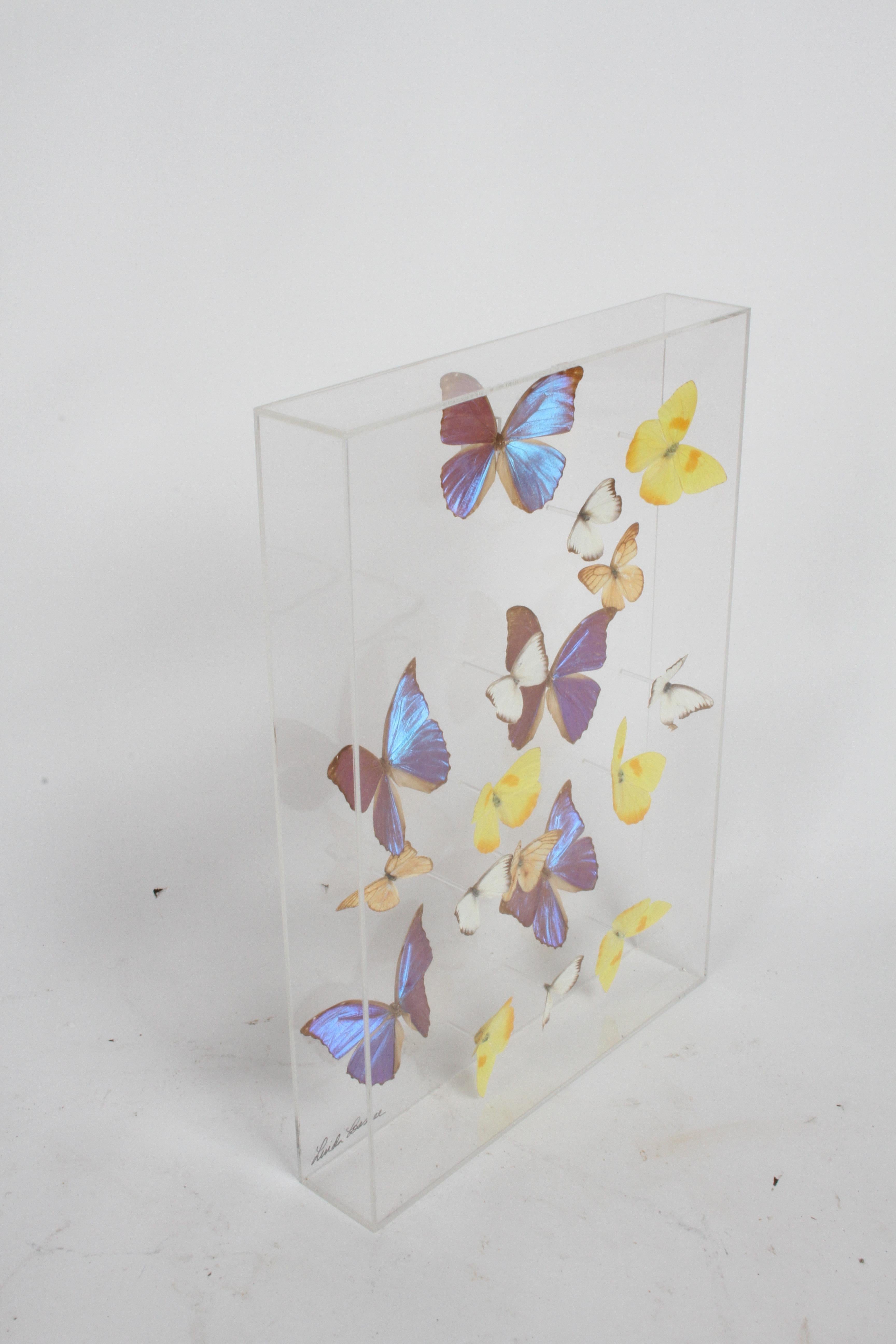 20 tovaglioli per decoupage EventStained Glass Butterfly Vintage SLOG031701 Art Craft 