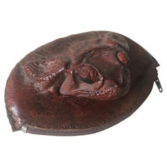 Vintage Taxidermy Toad Change Purse
