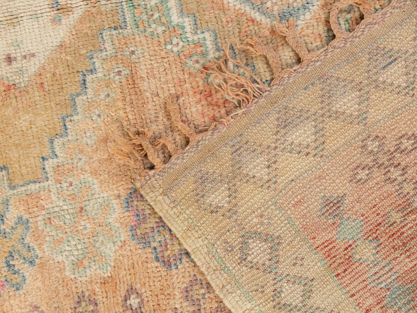 Vintage Taznakht Berberteppich 100 % Wolle handgewebt (Ende des 20. Jahrhunderts) im Angebot