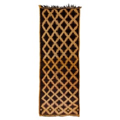 Vintage Taznakht Gallery Runner Rug