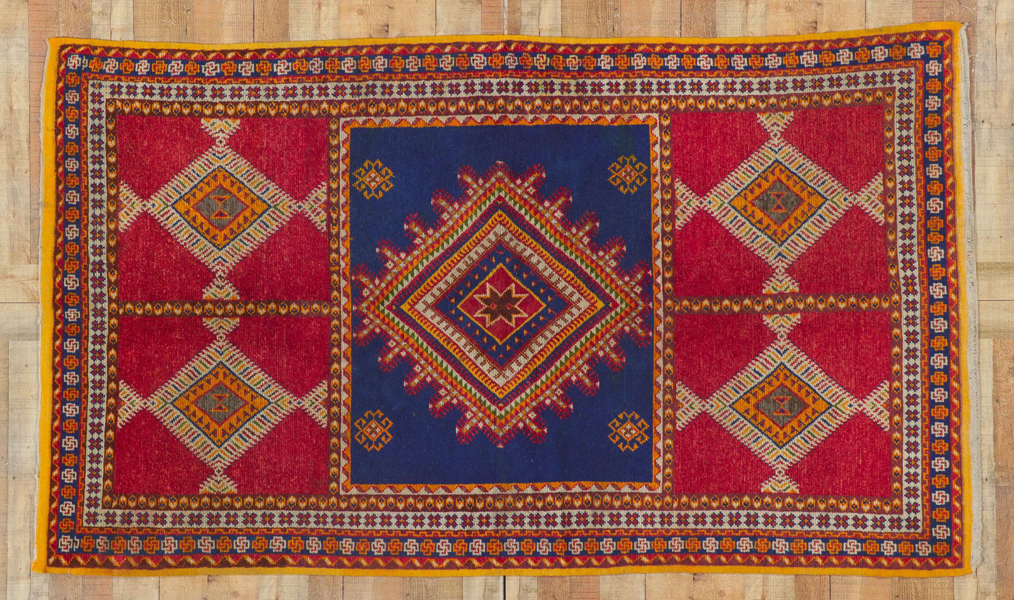 Vintage Taznakht Moroccan Rug by Berber Tribes of Morocco 2
