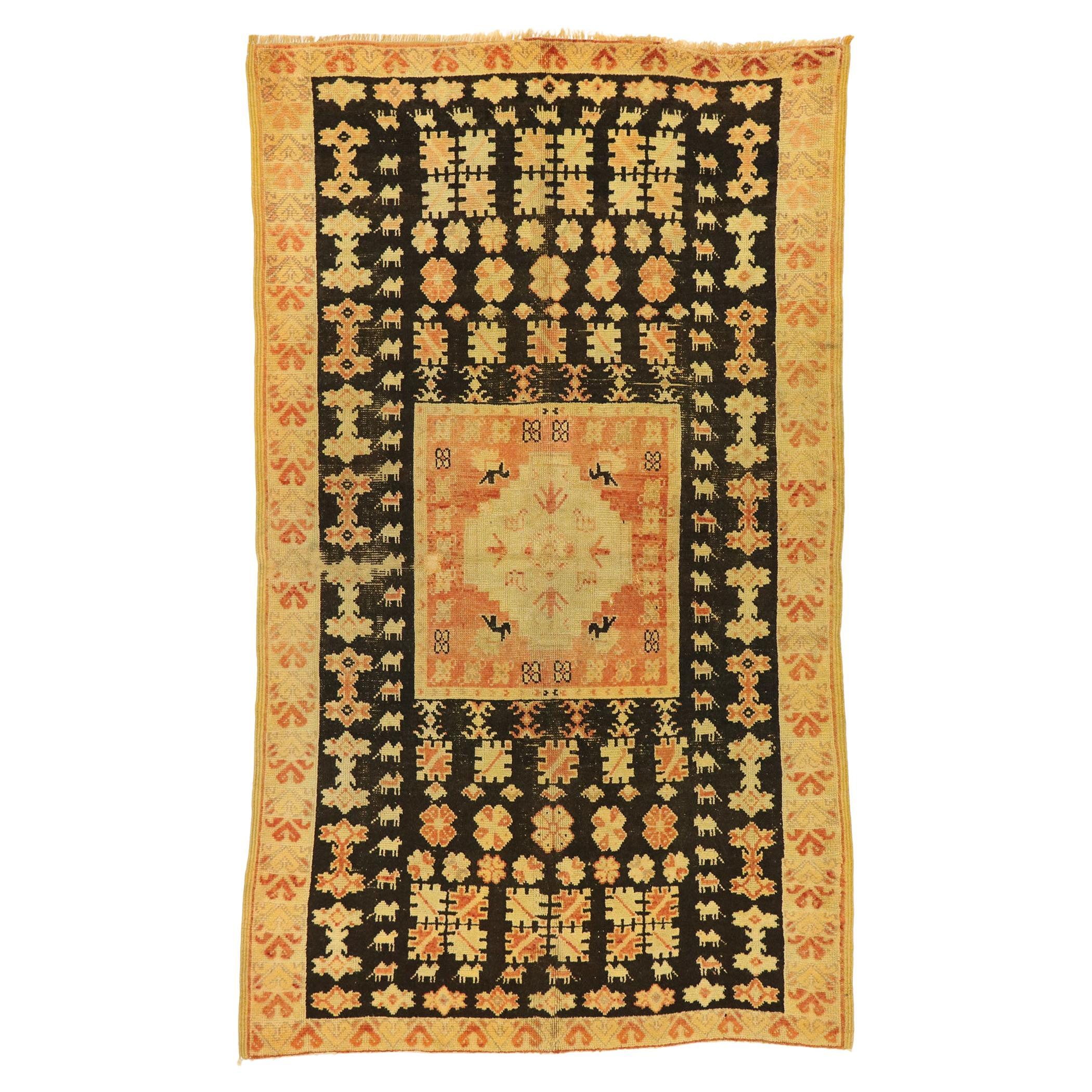 Vintage Taznakht Marokkanischer Teppich