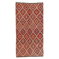 Tapis marocain vintage Taznakht  Breloque nomade rencontre le style nord-ouest du Pacifique