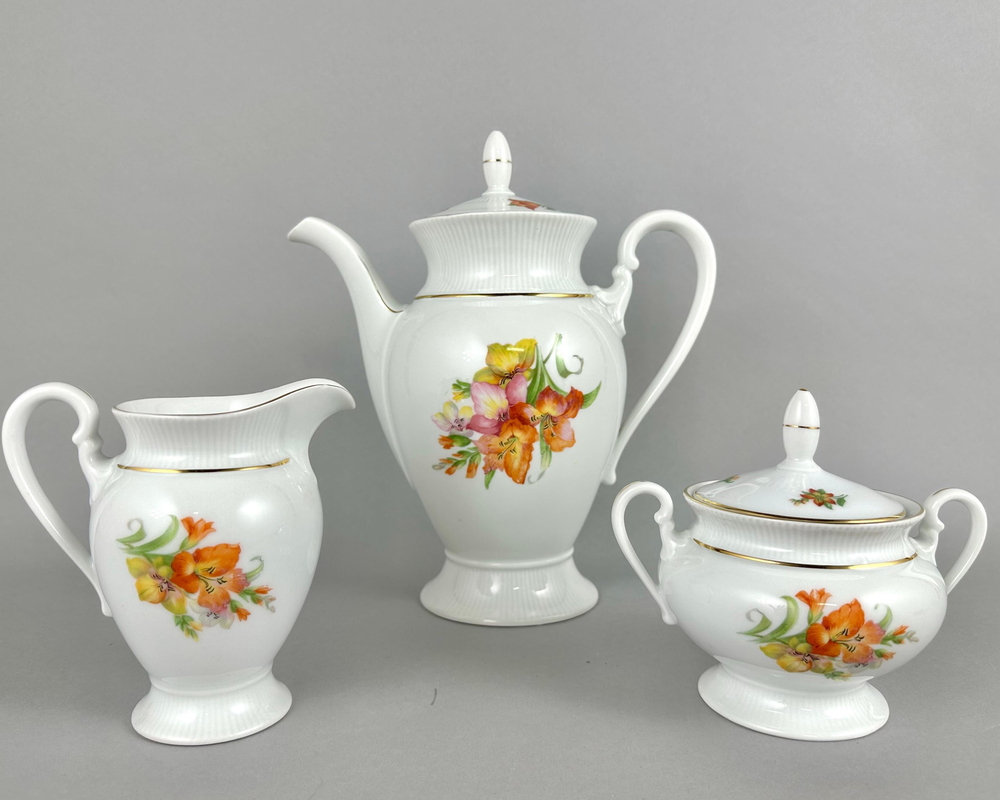 Allemand Service à thé vintage Edelstein Bavaria Ramona Collection en vente