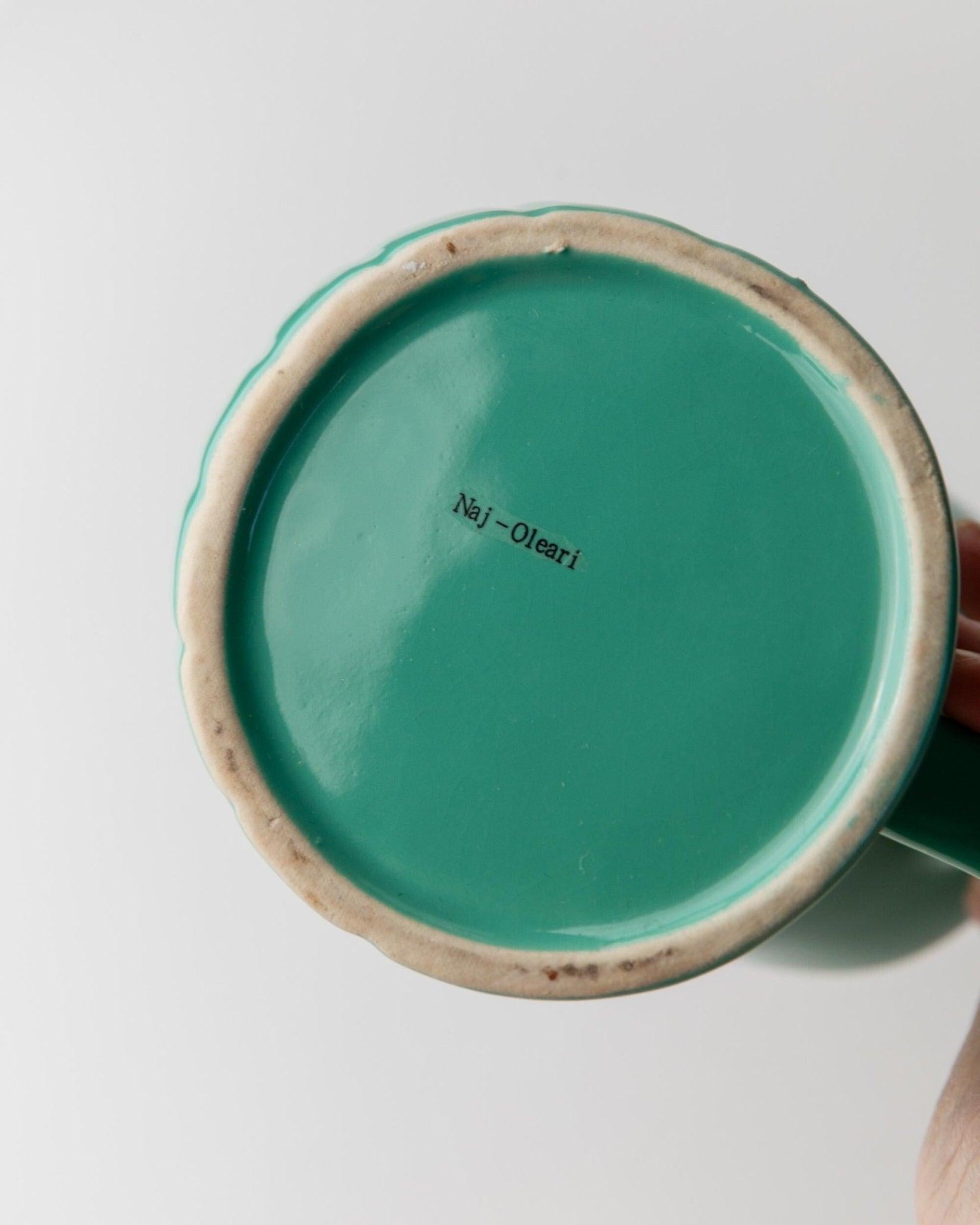 Théière vintage par M. Iosa Ghini pour M-One - Turquoise et jaune, années 80 en vente 4