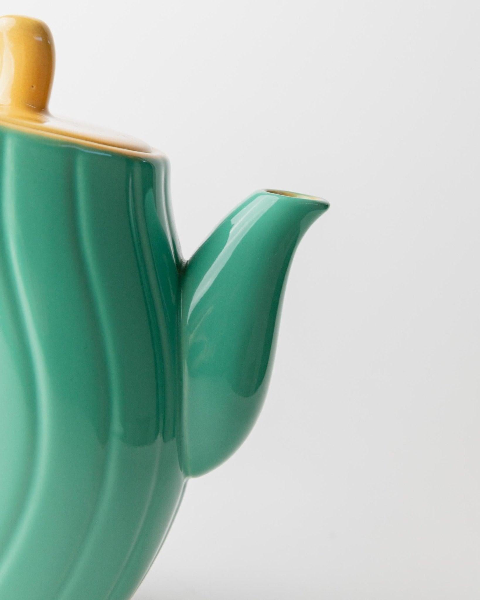 Théière vintage par M. Iosa Ghini pour M-One - Turquoise et jaune, années 80 Bon état - En vente à Montecalvoli, IT