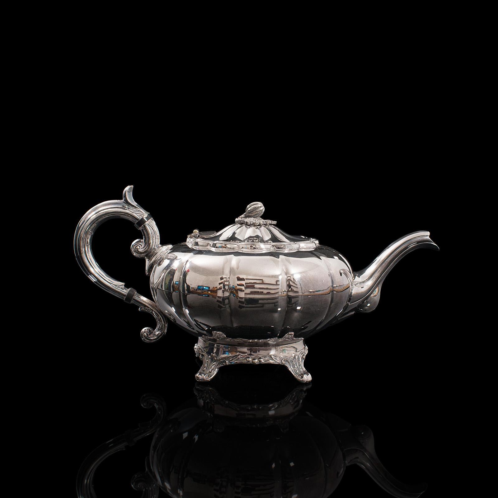 viners silver plate teapot