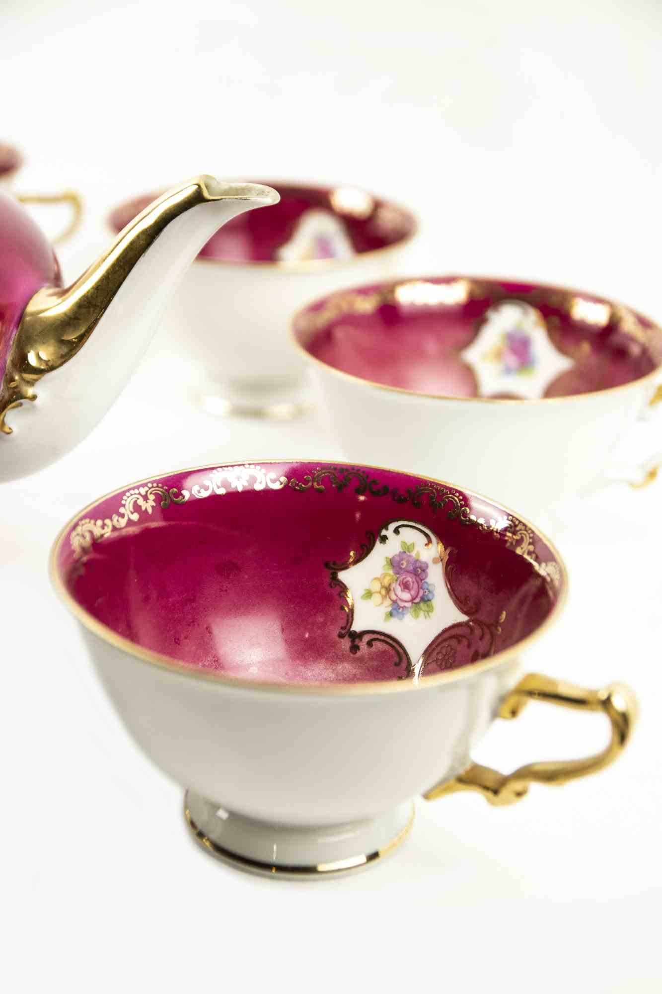 Service à thé vintage H & C 'Selb Bavaria' Heinrich Porcelain, 20ème siècle Bon état - En vente à Roma, IT