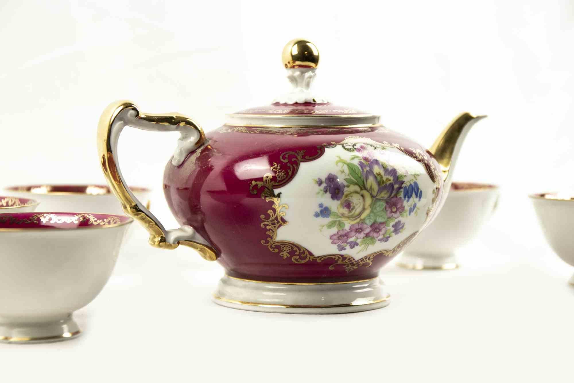 20ième siècle Service à thé vintage H & C 'Selb Bavaria' Heinrich Porcelain, 20ème siècle en vente