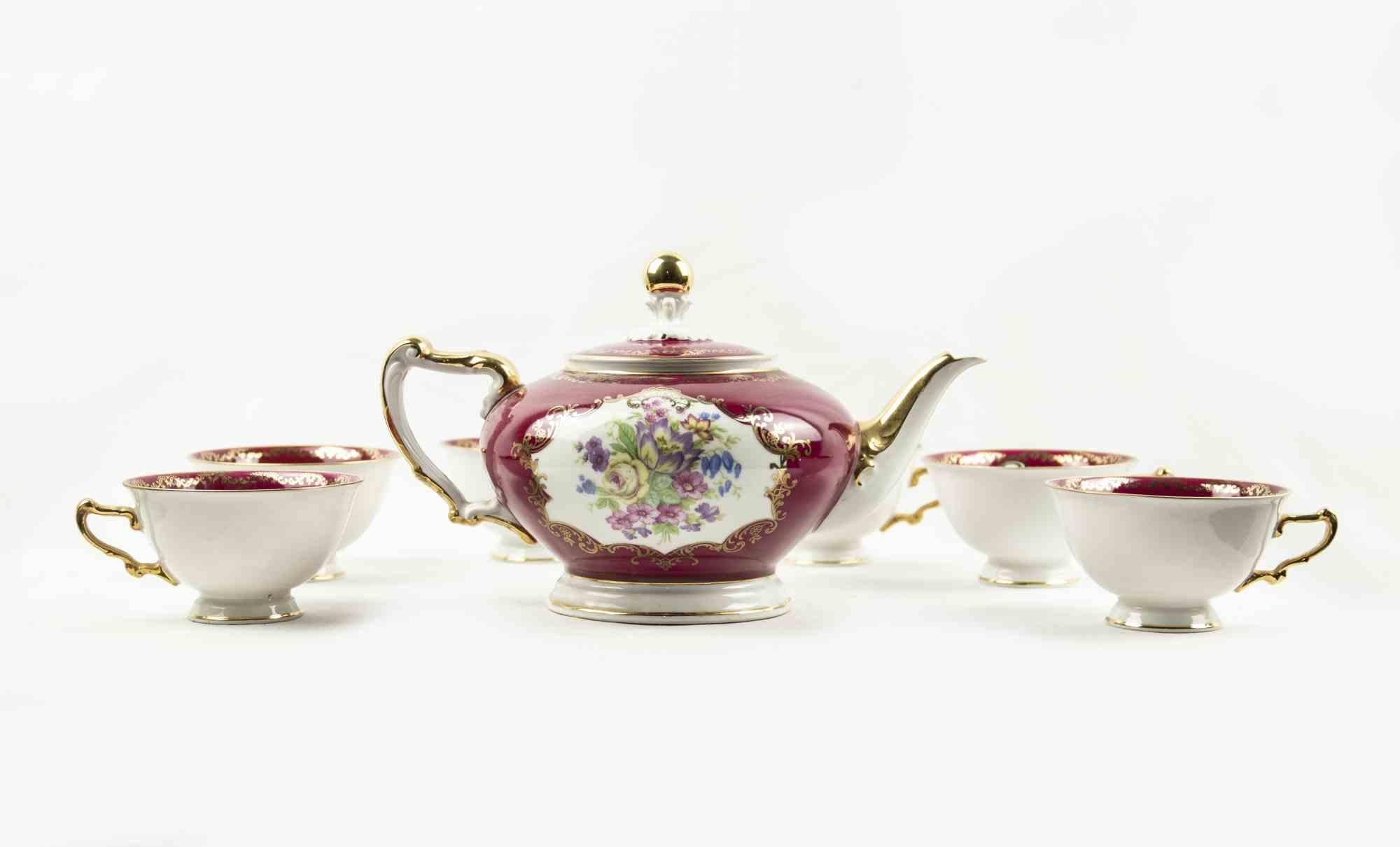 German Vintage Tea Service H & C 'Selb Bavaria' Heinrich Porcelain, 20th Century For Sale