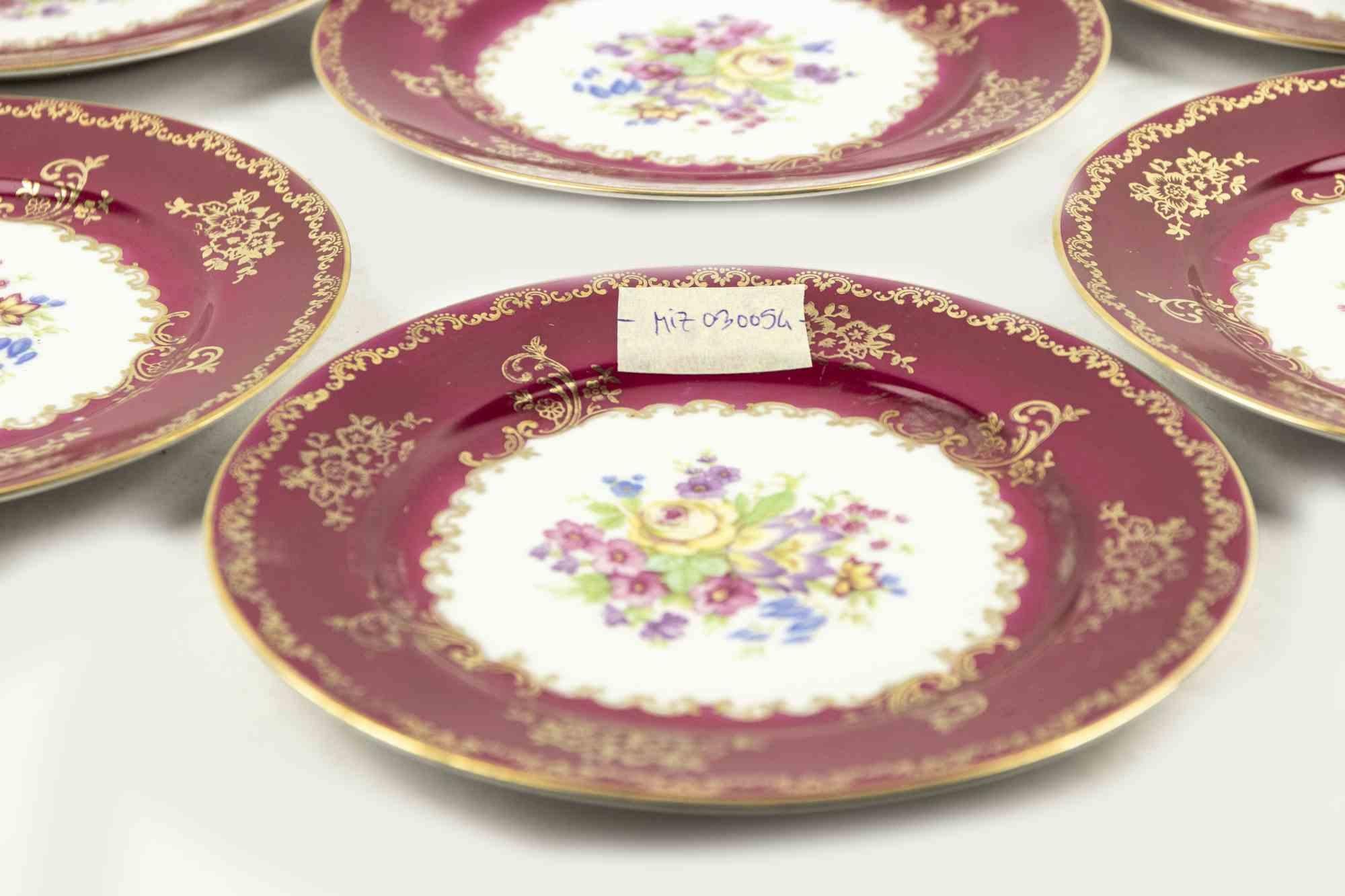 Service à thé vintage H & C 'Selb Bavaria' Heinrich Porcelain, 20ème siècle en vente 2