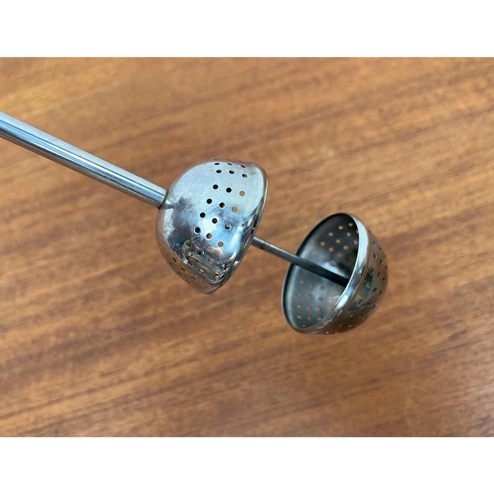 Colador de té vintage, años 70 Metal en venta