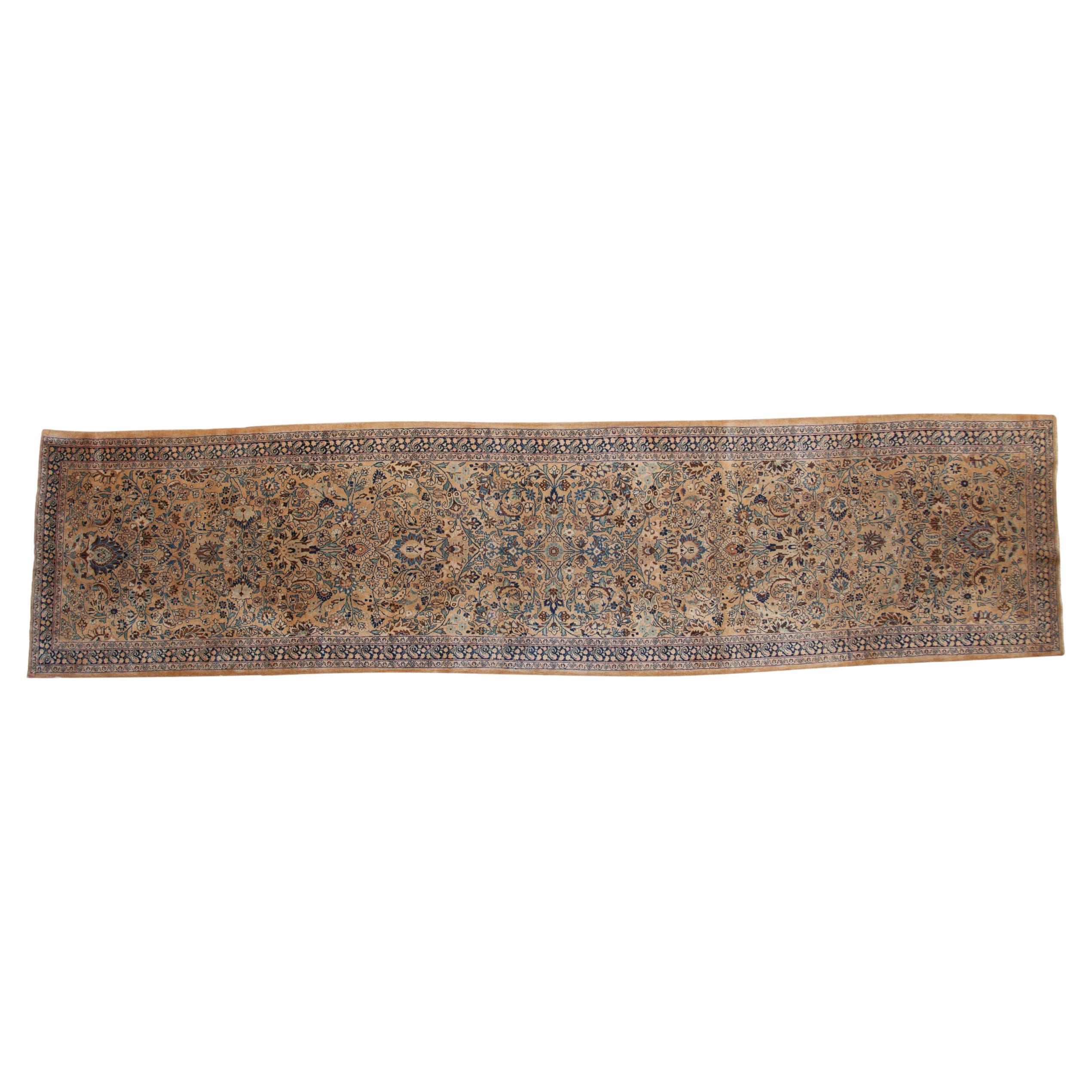 Vintage Tea Washed Meshed Rug Runner