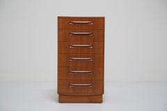 Vintage Teak 6 Drawer Tallboy “Fresco” By G-Plan Furniture, 1960s.