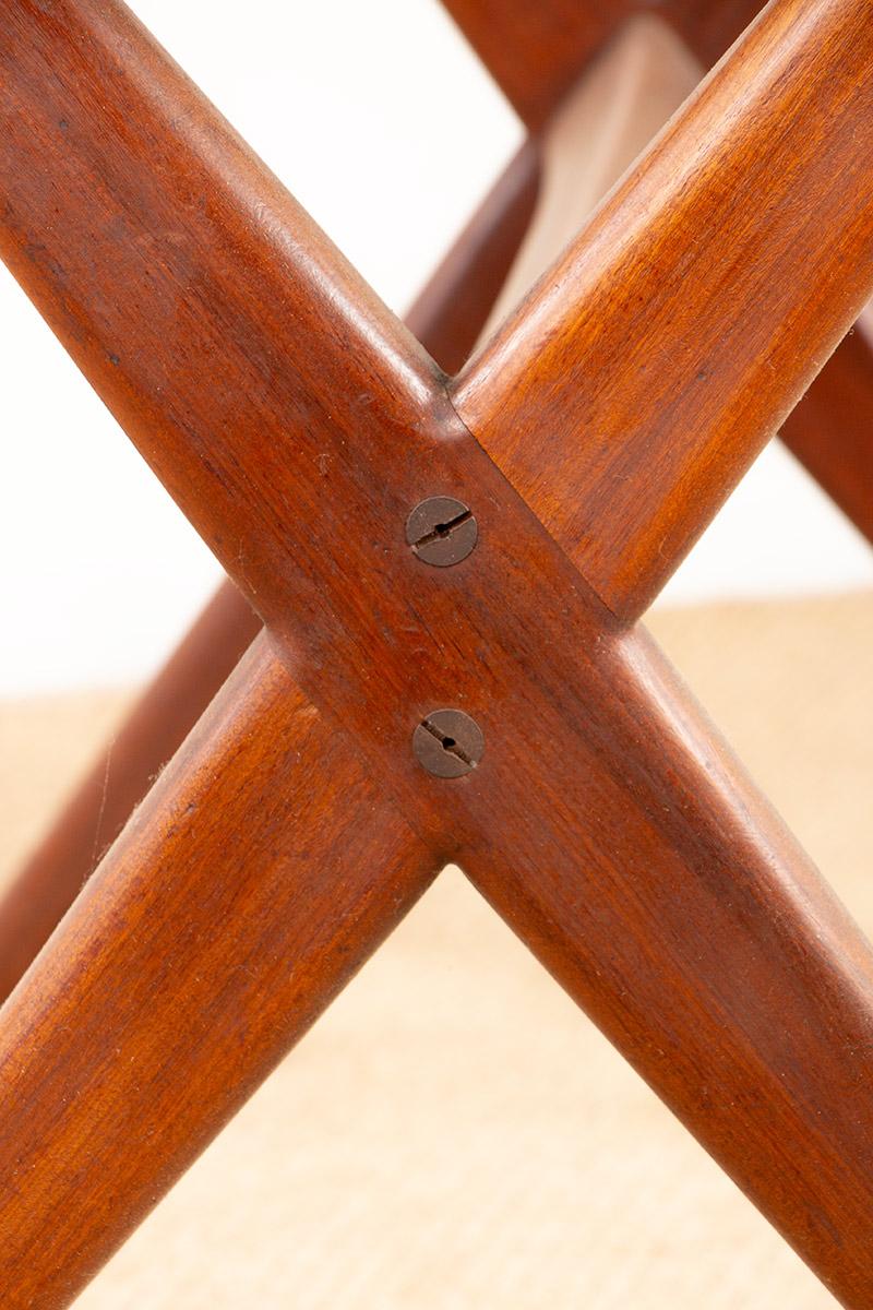 Vintage teak adjustable Scandinavian table, dining and coffee by Frederik Kayser For Sale 11
