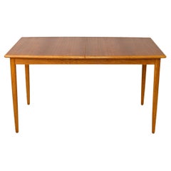 Vintage Teak and Oak Rectangular Table