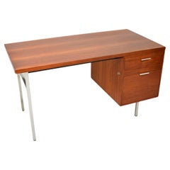 Used Teak and Steel Desk by Robin Day for Hille