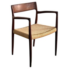 Vintage Teak Arm Chair by Niels Moller Model 57, Denmark 1960s