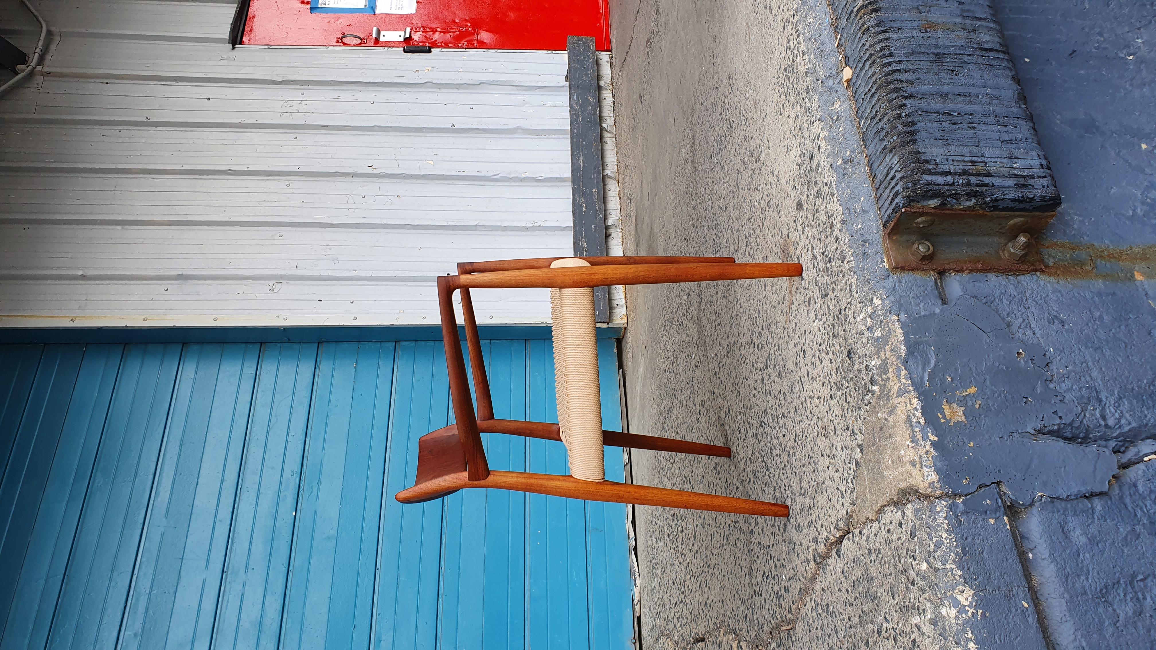 Vintage-Sessel aus Teakholz von Niels Moller, Modell 57 (Dänisch) im Angebot