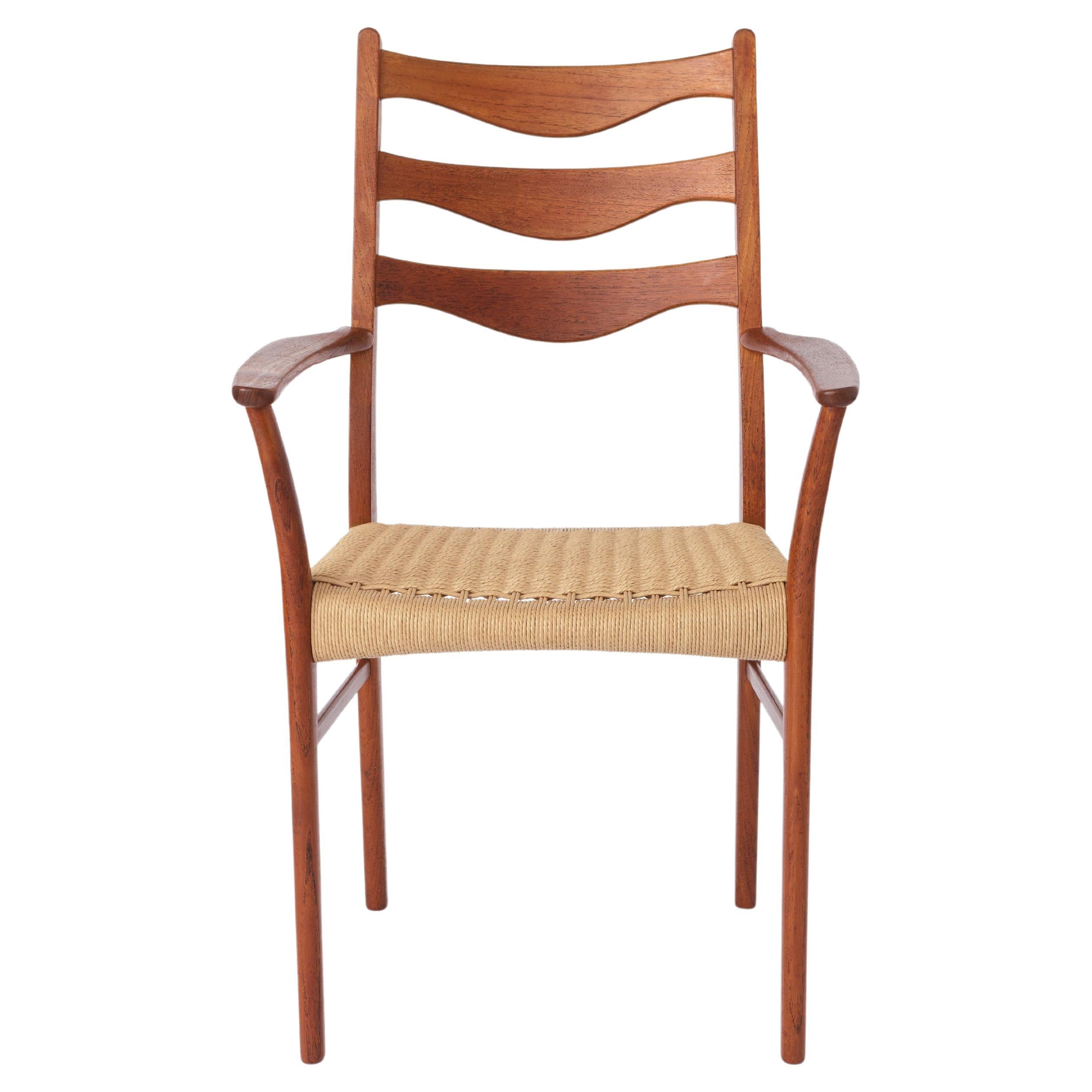 Fauteuil vintage en teck 1960 - Arne Wahl Iversen, Danish en vente