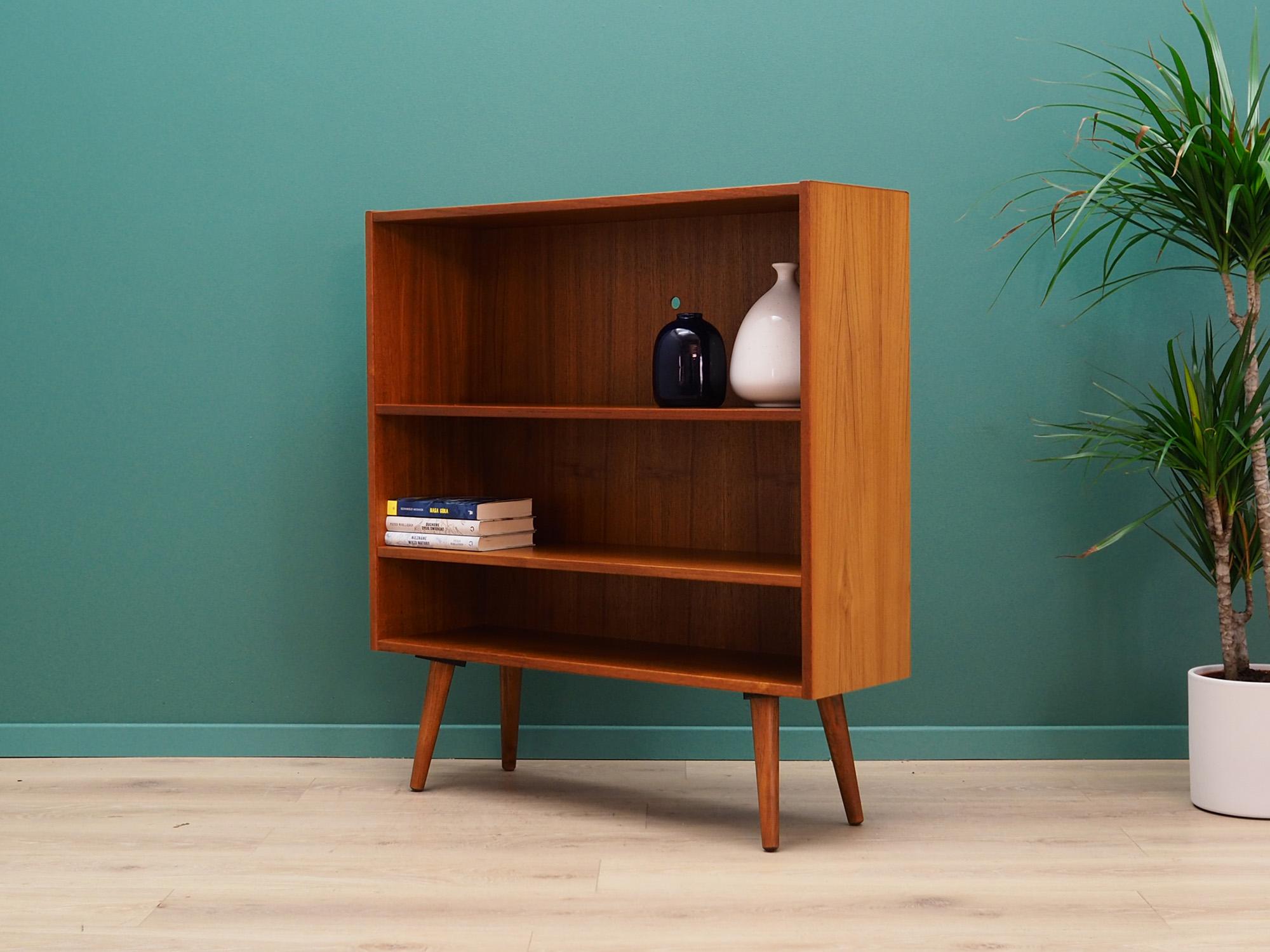 Danish Vintage Teak Bookcase Scandinavian Design, 1970s