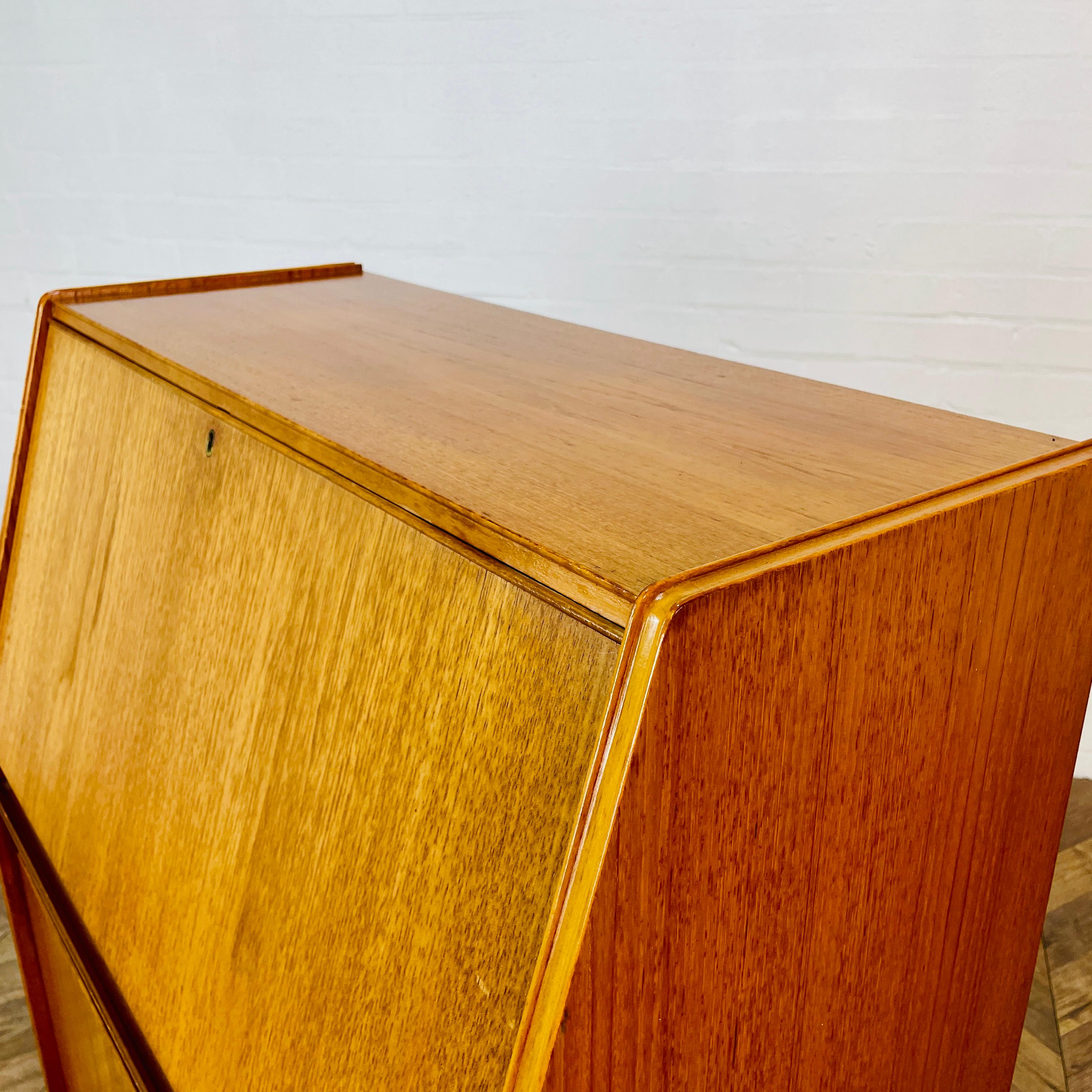 Vintage Teak Bureau / Desk by Remploy, 1970s For Sale 3